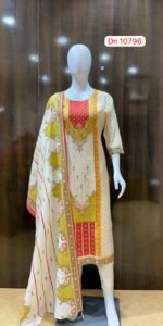10796 Kurti Pant Dupatta - Image 2