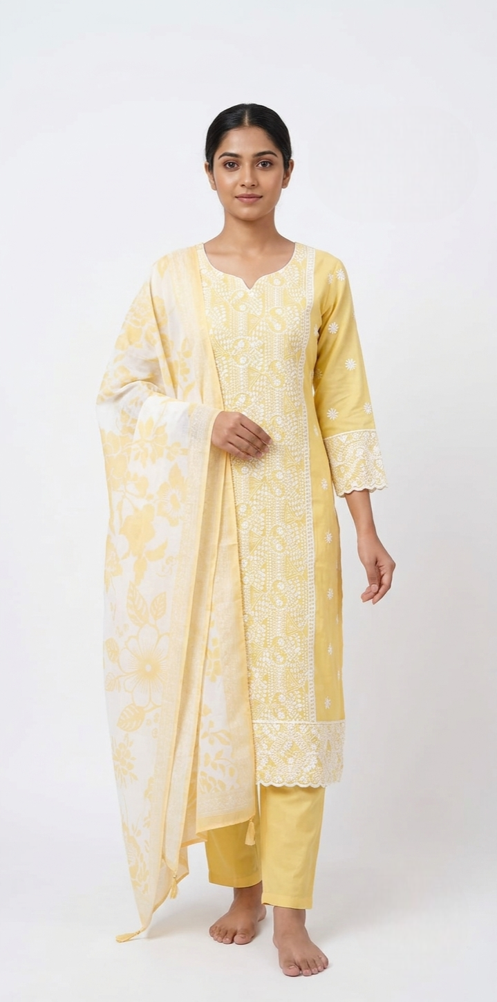 Gemini_Generated_Image_btlusvbtlusvbtlu-Photoroom 11016 Kurti Pant Dupatta - Image 1