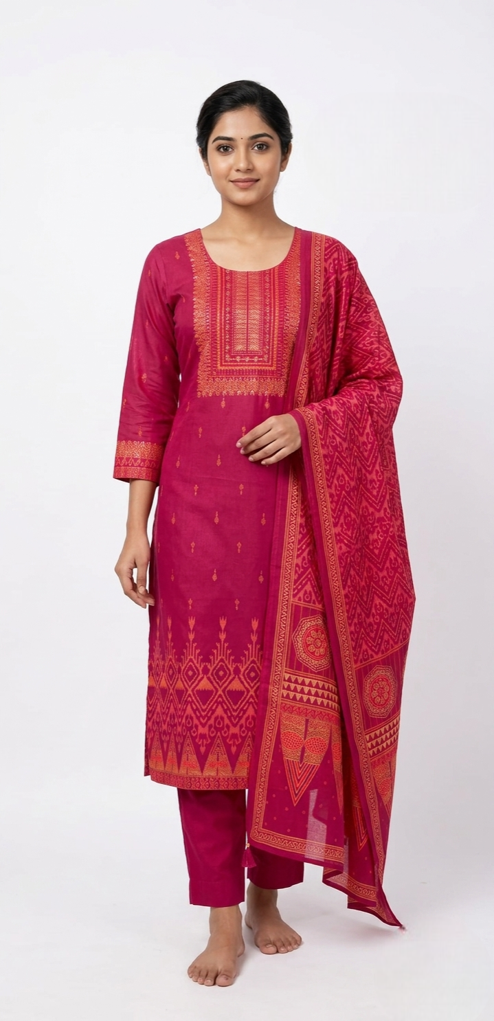 Gemini_Generated_Image_yq19pryq19pryq19-Photoroom 11080 Kurti Pant Dupatta - Image 1